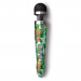 Массажер-микрофон Doxy Die Cast 3R Wand Vibrator Pineapple, с ананасами, зеленый