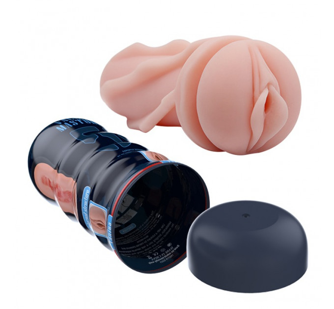 Мастурбатор реалистичный с вакуумом Pretty Love Masturbator Vacuum Cup, в колбе, 18 х 7 см