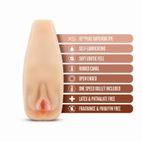 Мастурбатор с вибропулей M For Men Natascha реалистичный, 6.4 см х 17.8 см