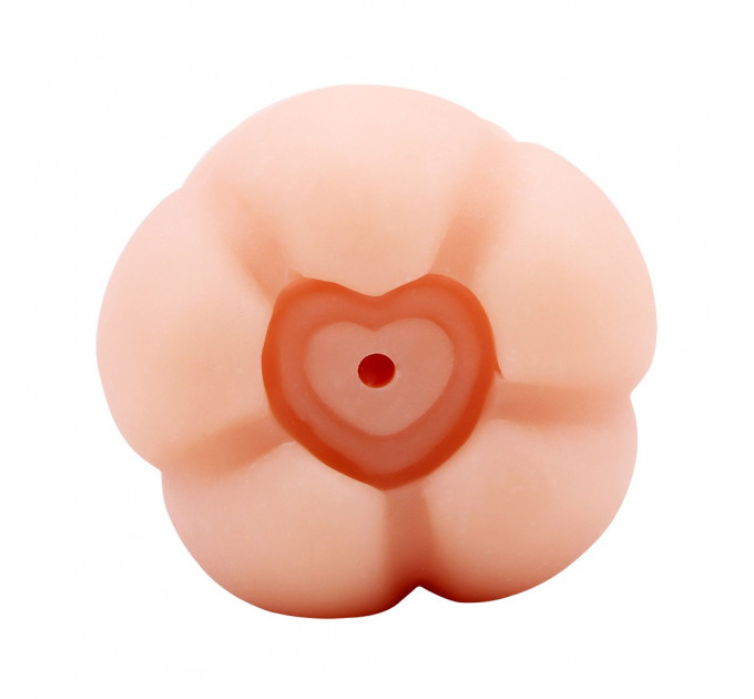 Мастурбатор в форме сердца Chisa T-Skin Abby Cute Heart из киберкожи, бежевый