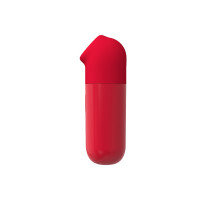 Міні вібратор Chisa 69 ECSTASY Marker Pen з вакуумною стимуляцією клітора, червоний
