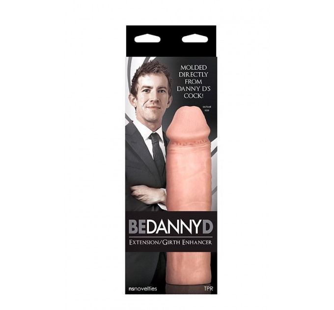Насадка для збільшення члена NS Novelties Be Danny D Extension Enhancer, бежева