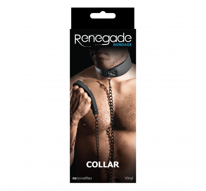Ошейник RENEGADE BONDAGE COLLAR BLACK
