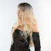 Парик длинный кудрявый Fetish Hair, балаяж блонд, 65 см