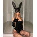 Рукавички One Size Extra Long Opera Length Satin Gloves від Leg Avenue, чорні