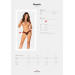 Полупрозрачные стринги Roxelia Obsessive, черные, XS/S