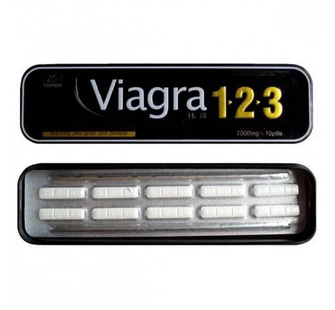 Препарат для усиления мужской эрекции Viagra 123 (цена за упаковку, 10 шт)