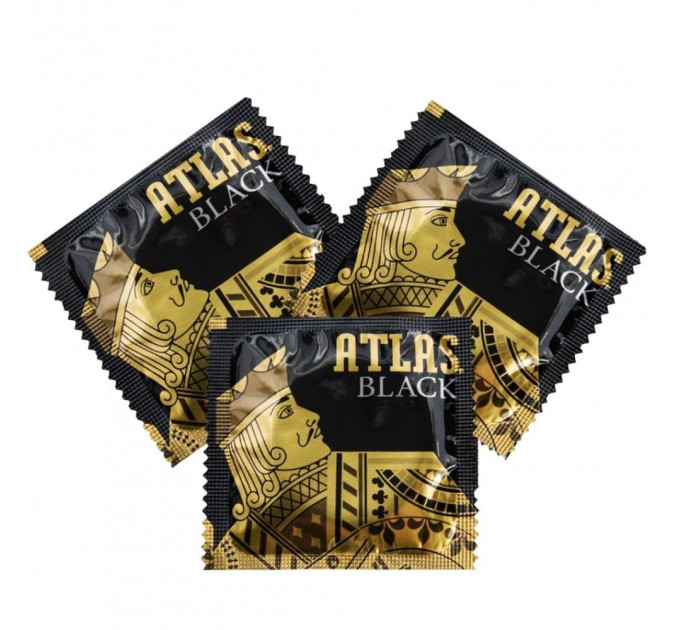 Презерватив Atlas Black класичний