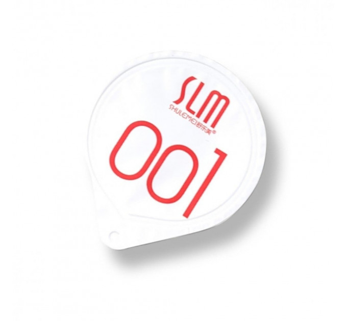Презерватив ультратонкий поліуретан Shulemei 0.01 (аналог Sagami), пачка 3 шт
