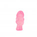 Рифленная анальная пробка Chisa Hi-Rubber Raging Mini Plug Pink
