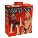 Страпон-сет с 3 бежевыми насадками You2Toys Strap-on та чорними трусиками для фіксації