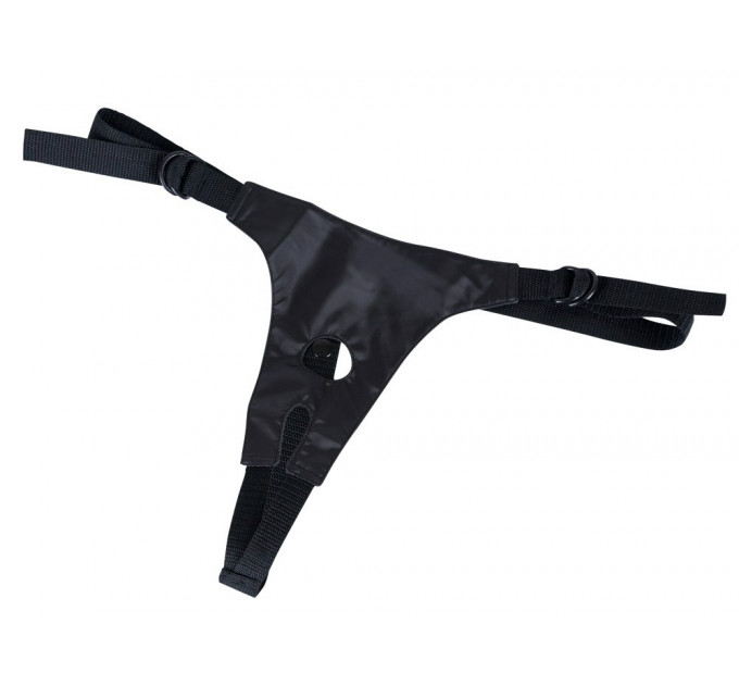 Страпон-сет с 3 бежевыми насадками You2Toys Strap-on та чорними трусиками для фіксації