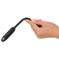 Стимулятор уретри з вібрацією You2Toys Pearl Dilator рельєфний, чорний