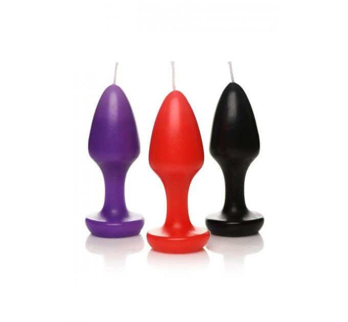 Свічки у формі пробки масажні Kink Inferno Butt Plug Druipkaarsen