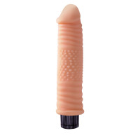 Вібратор реалістичний із рельєфом Chisa Real Touch XXX бежевий