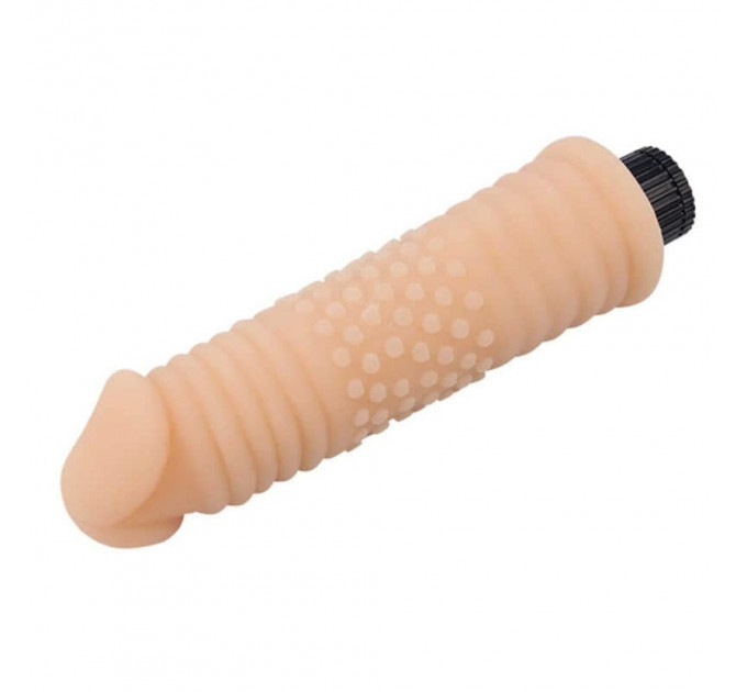 Вибратор реалистичный с рельефом Chisa Real Touch XXX бежевый
