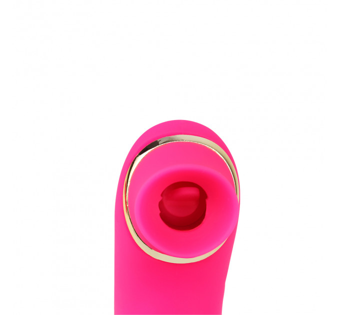 Вибратор кролик с вакуумной стимуляцией CHISA Intimate Melody Clit Kisser THruster, розовый