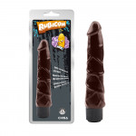 Вибратор реалистик Chisa Ignite vibrating Cock, коричневый