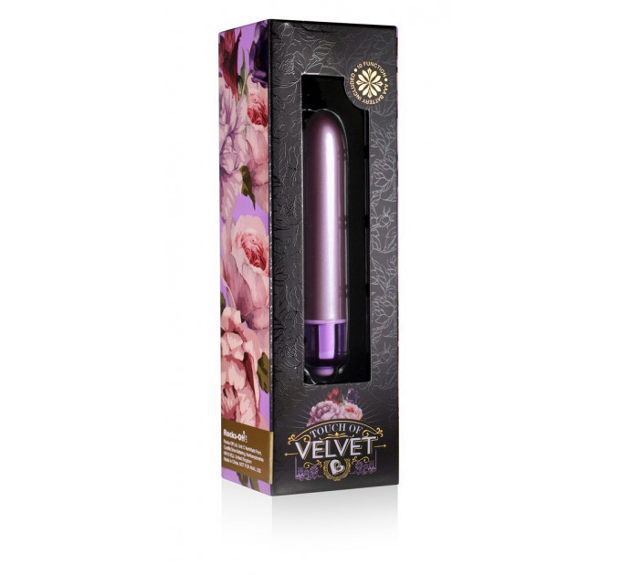 Вибропуля Rocks Off Touch of Velvet, фиолетовая, 9 х 2 см
