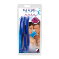 Стимулятори уретри You2Toys Silicone Dilator Set хвилеподібної форми, сині, 3 шт.