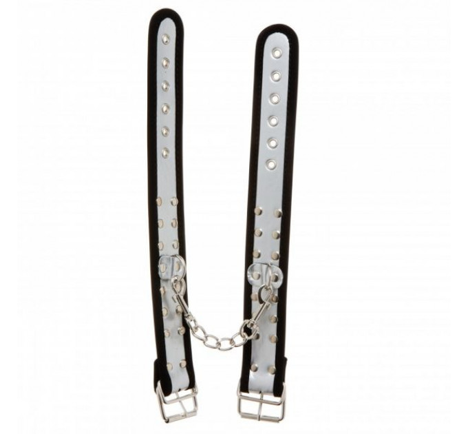 Поножи DS Fetish Ankle Cuffs, Silver