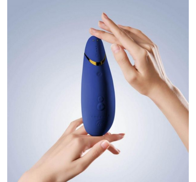 Безконтактний Кліторальний Стимулятор Womanizer Premium, Blueberry, Синий
