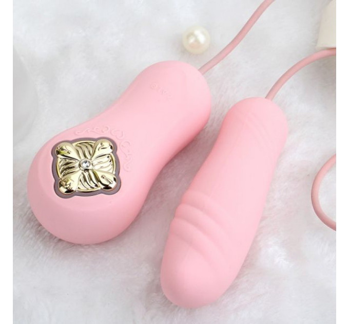Виброяйцо-пульсатор с функцией нагрева ZALO TEMPTATION, Fairy Pink