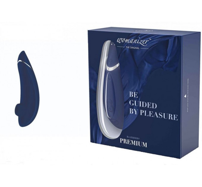 Безконтактний Кліторальний Стимулятор Womanizer Premium, Blueberry, Синий