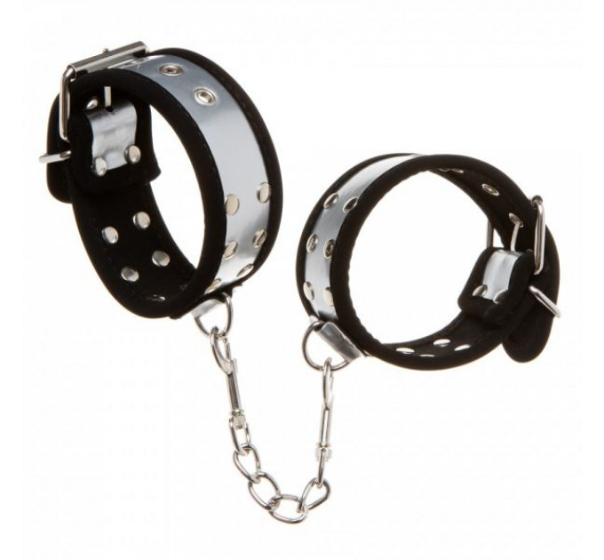 Поножи DS Fetish Ankle Cuffs, Silver