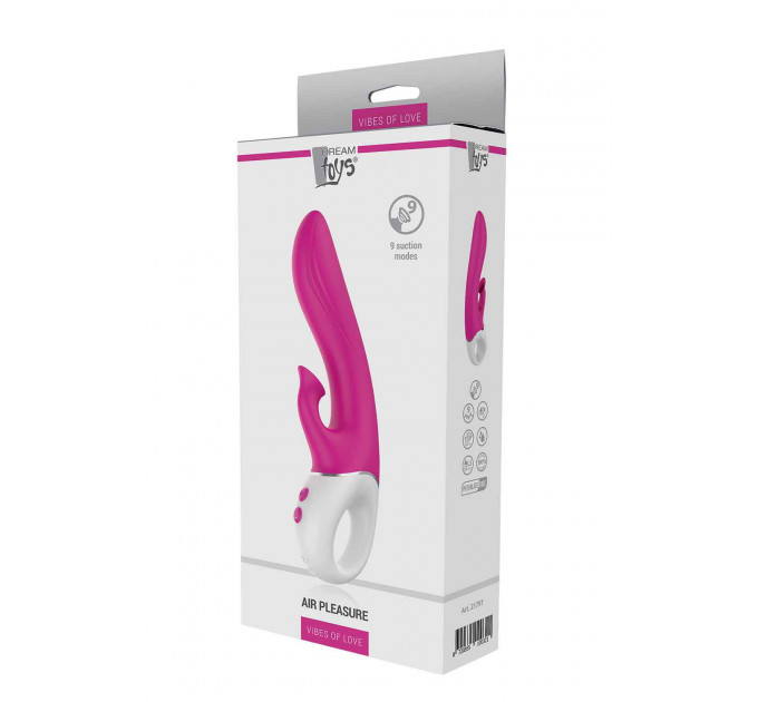 Двойной вибратор Dream Toys VIBES OF LOVE AIR PLEASURE