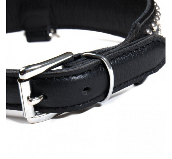 Ошейник Leather Crystal Diamonds, Black