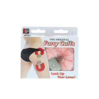 Наручники с мехом Dream toys Metal Handcuff, розовый