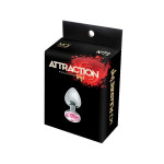 Анальна пробка MAI METAL PLUG WITH STONE, s SILVER