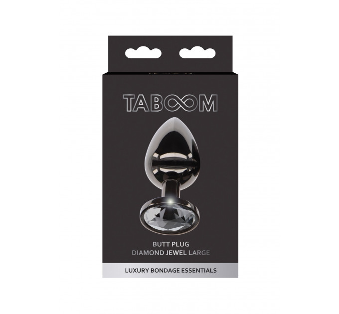 Анальна пробка з каменем L Butt Plug With Diamond Jewel Taboom