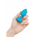 Анальна пробка з вібрацією та каменем B-Vibe - Vibrating Jewel Plug S/M, синя