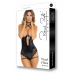 Боди из винила Rene Rofe VINYL VIBES, черный, S/M