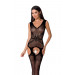 Бодистокинг BS062 black Passion, с открытым доступом, черный, S/L