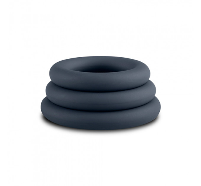 Набір із трьох ерекційних кілець Boners Boners 3-Piece Cock Ring Set