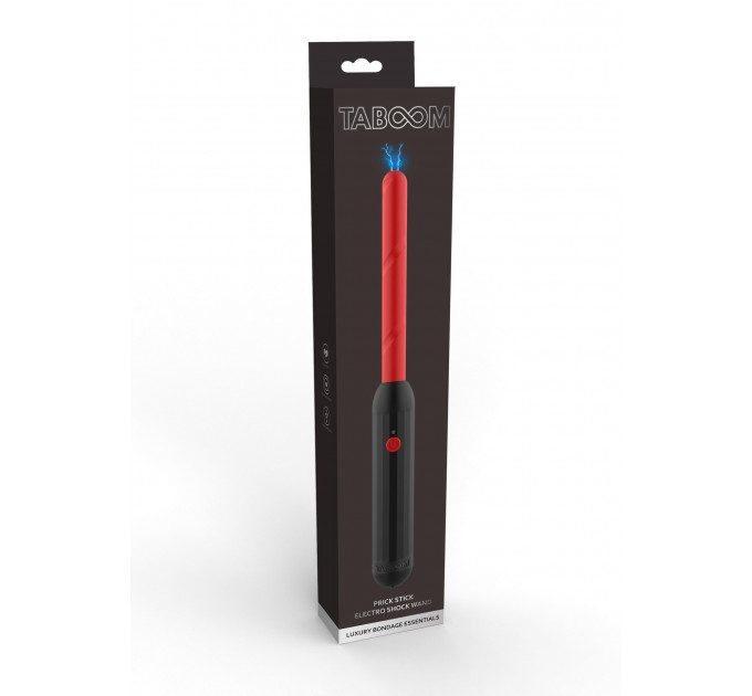 Электростимулятор Стик Taboom Prick Stick Electro Shock Wand красно-черный, 34 см
