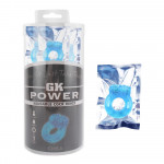 Ерекційне віброкільце Chisa GK Power Reusable Cock Ring, блакитне