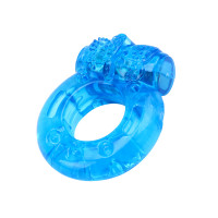 Ерекційне віброкільце Chisa GK Power Reusable Cock Ring, блакитне