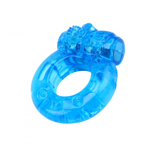 Ерекційне віброкільце Chisa GK Power Reusable Cock Ring, блакитне