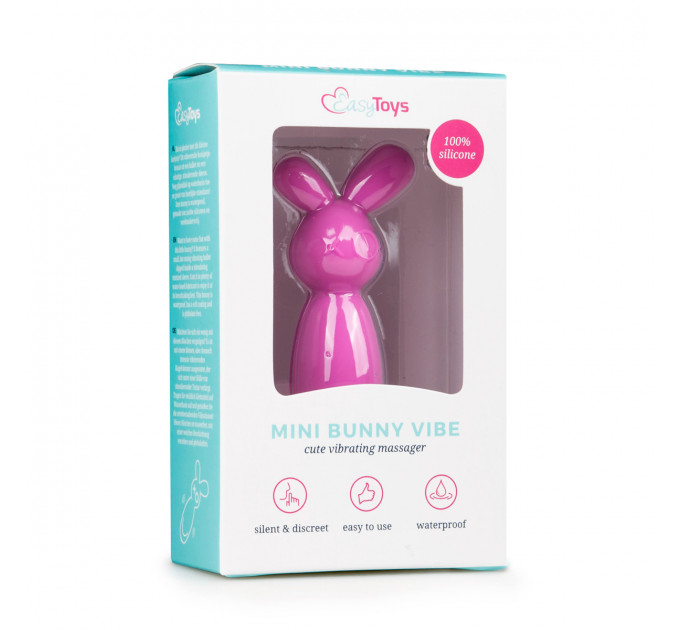 ET103PNK Мини-вибратор для клитора Vibrating Mini Bunny, 8 см х 2 см