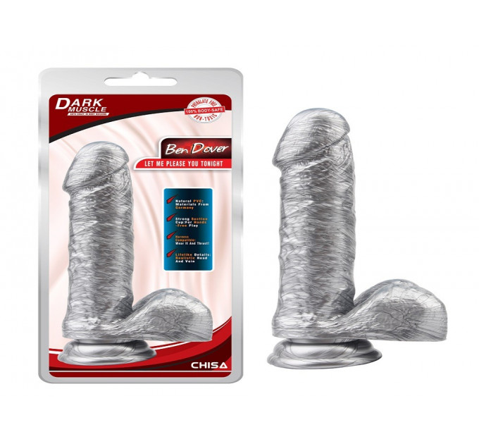 Фаллоимитатор Chisa Dark muscle Ben Dover-Silver