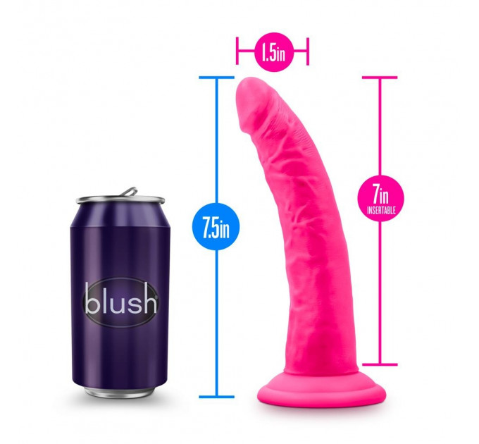 Фаллоимитатор с двойной плотностью Blush Neo Elite, розовый