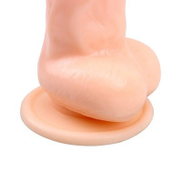 Фаллоимитатор реалистичный на присоске Chisa Ballsy Super Cock Jumbo Jack, бежевый