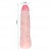 Фаллоимитатор с хребтом Super Excitement Sextoy, без мошонки, бежевый, 16 см