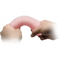 Фаллоимитатор с хребтом Super Excitement Sextoy, без мошонки, бежевый, 16 см