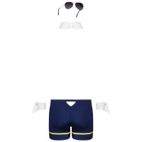 Чоловічий ігровий костюм Пілот Obsessive Pilotman set S/M