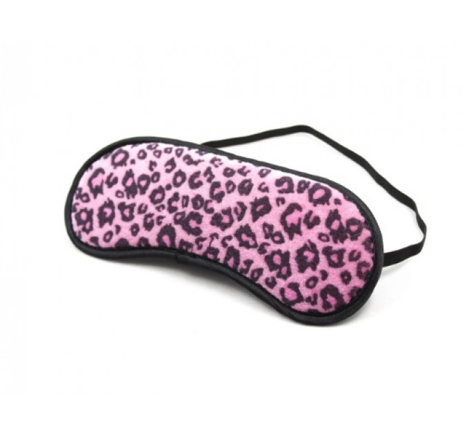Маска DS Fetish Blindfold leopard satin